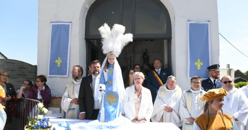 Procession de la Pucelette de Wasmes en 2024